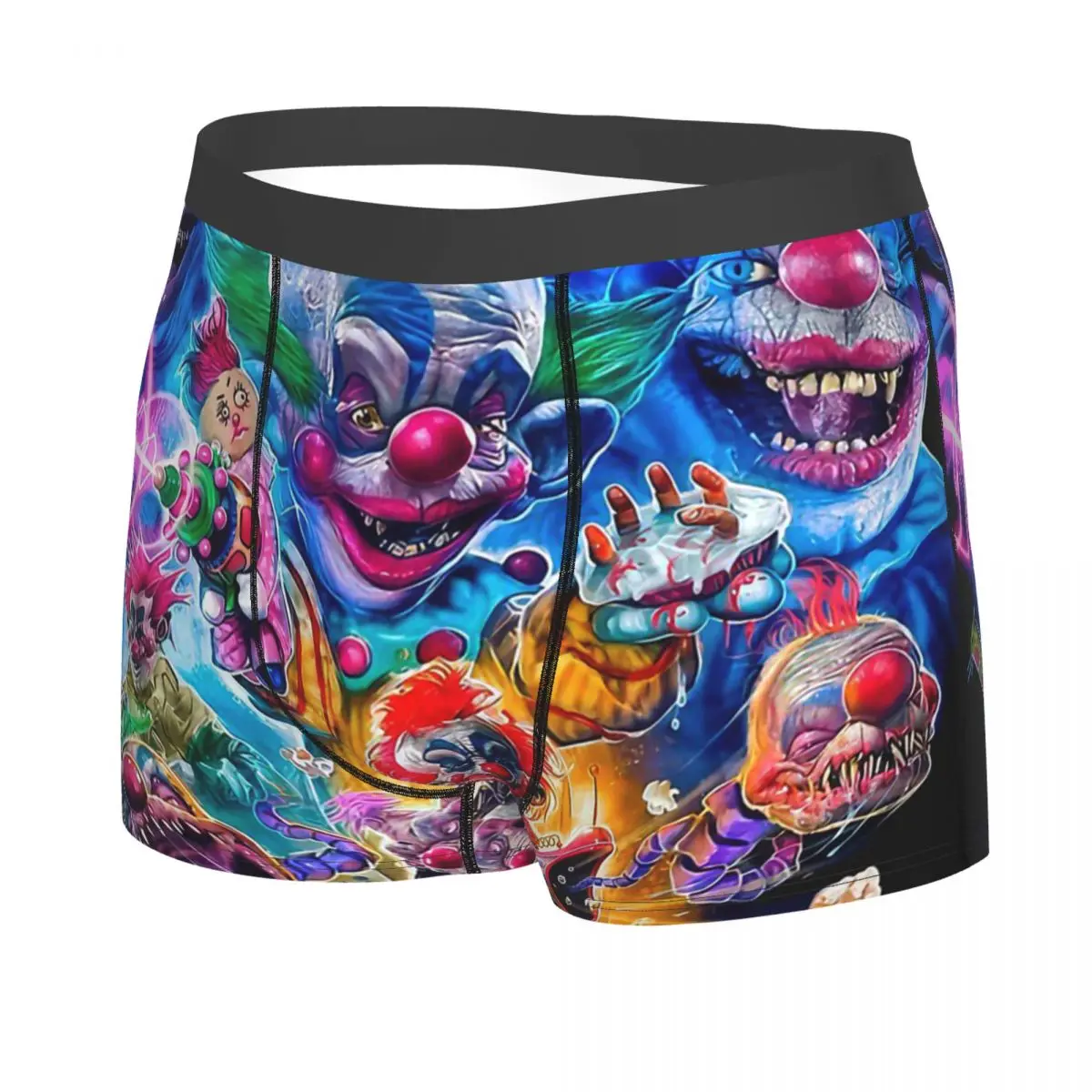 Movie Retro Essential Men Printed Boxer Briefs Underwear Killer Klowns Highly Breathable Top Quality Birthday Gifts