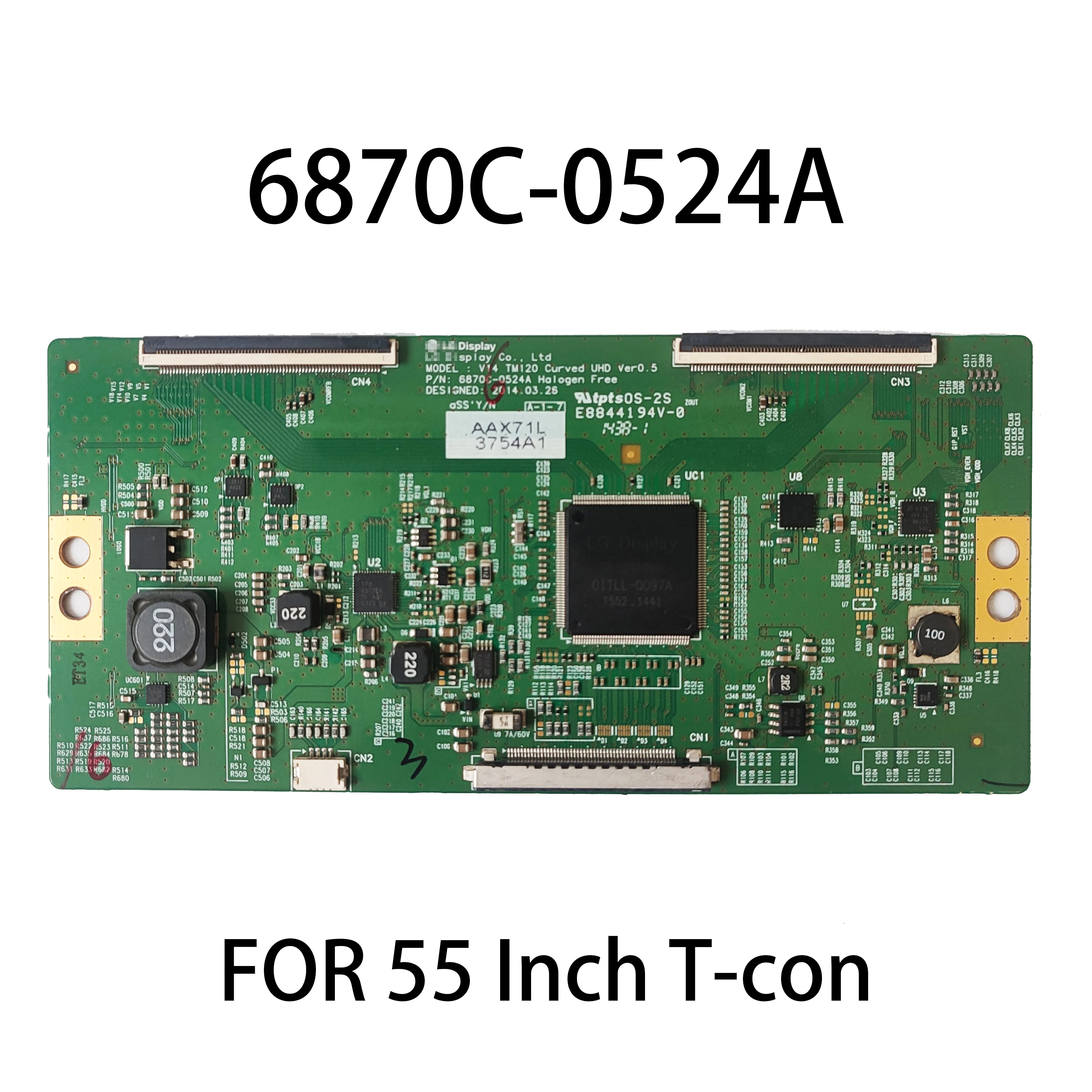 

Original 6870C-0524A T-con Board is For LG 55UC970V 55UC970T 55UC970T-ZA 55PFL5402 55PFL5402/F7 55 INCH Logic Board TV