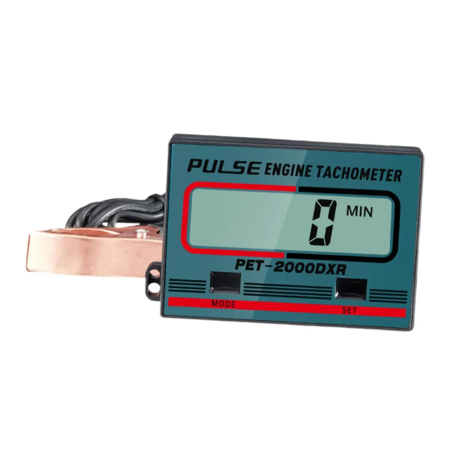 Chainsaw Tachometer Digital Tachometer Hour Meter Engine Tach Gauge for Cropper Generator