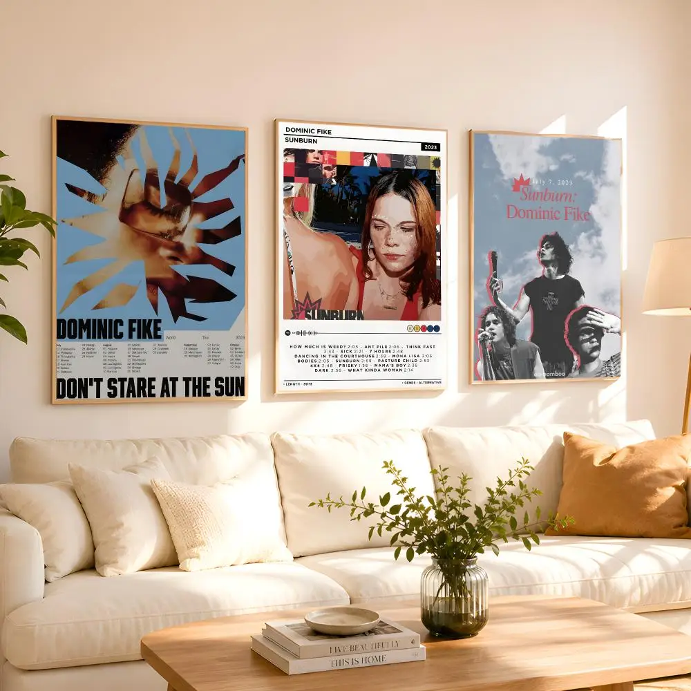 Pop Singer D-Dominic Fike Poster 1PC HD Matte Peel And Stick Wall Decor For Bedroom Living Room Dorm Office