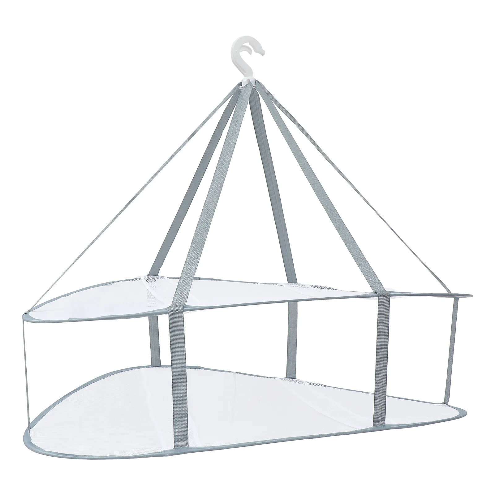 Foldable Clothes Drying Hanger – Multilayer Sock Hanger, Space-Saving & Wrinkle-Free for Apartment, Home, Dorm