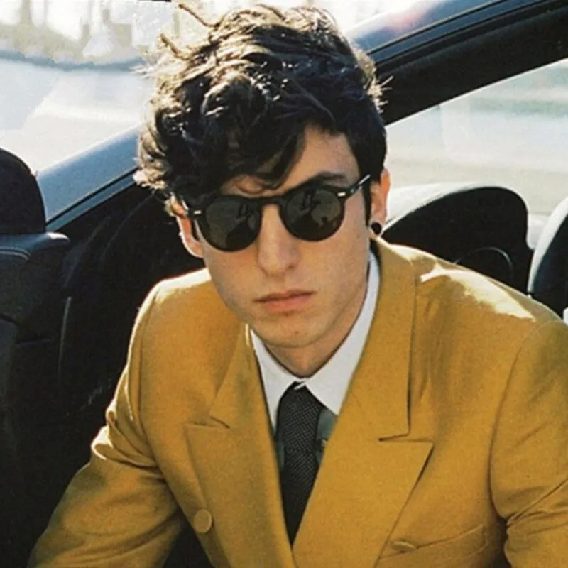 Retro Round Sunglasses Fashion Rice Nail Box Sunglasses For Men And Women Trend Joker Sunglasses image 3