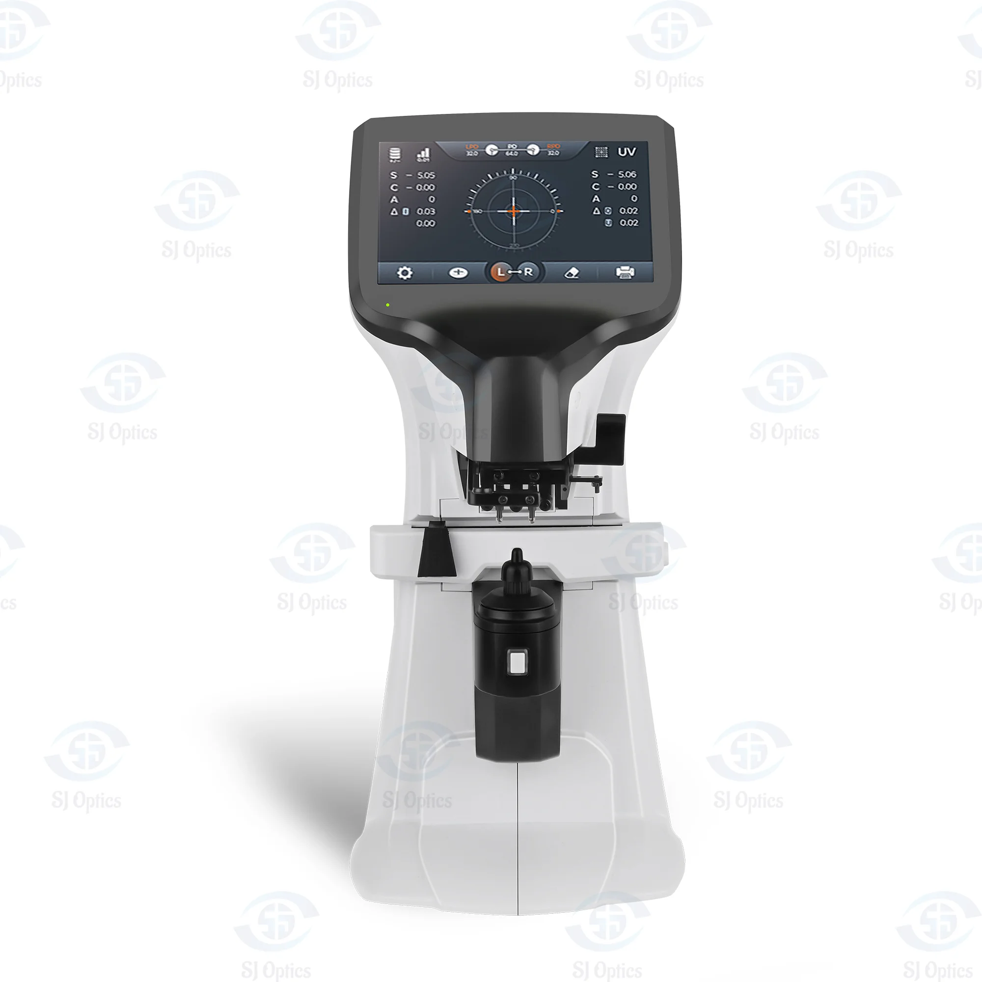 Optics instruments JD-2600D Digital Lensometer Auto Justice Lensmeter Lensometro Focimeter