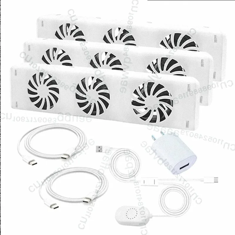 3-Fan Magnetic Fireplace Cooling Fan Intelligent Radiator Fan MXRV-S01 Cooling Fan Suit Smart Radiator Booster Extension Cooling