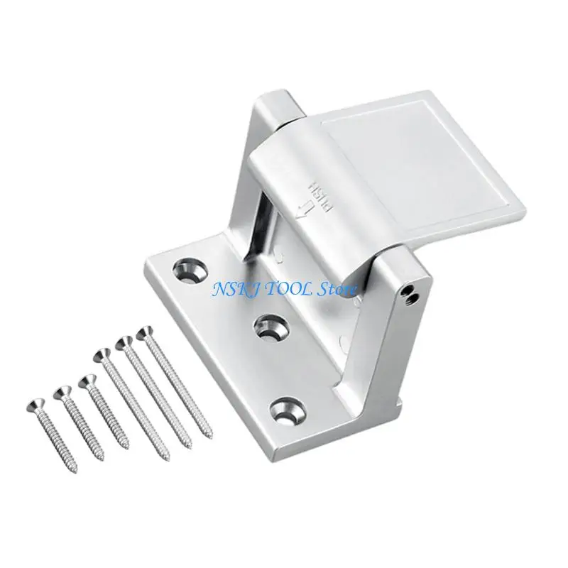 L8RC لوحة تقوية قفل الباب المعدني متعددة الأغراض مع وسادة ممتصة للصدمات مثالية للمساحات التجارية المنزلية #2