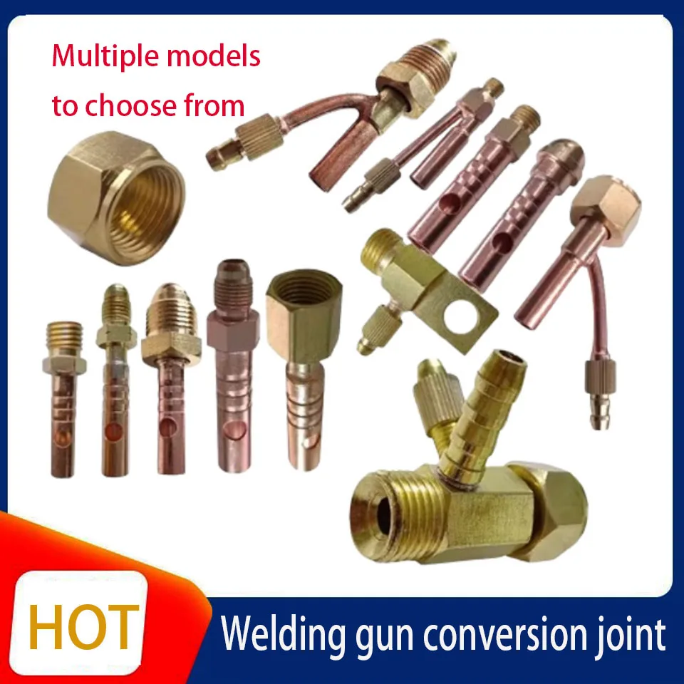 Argon arc welding accessories water-cooled welding gun conversion joint WP18WP26 upper joint M16 copper joint