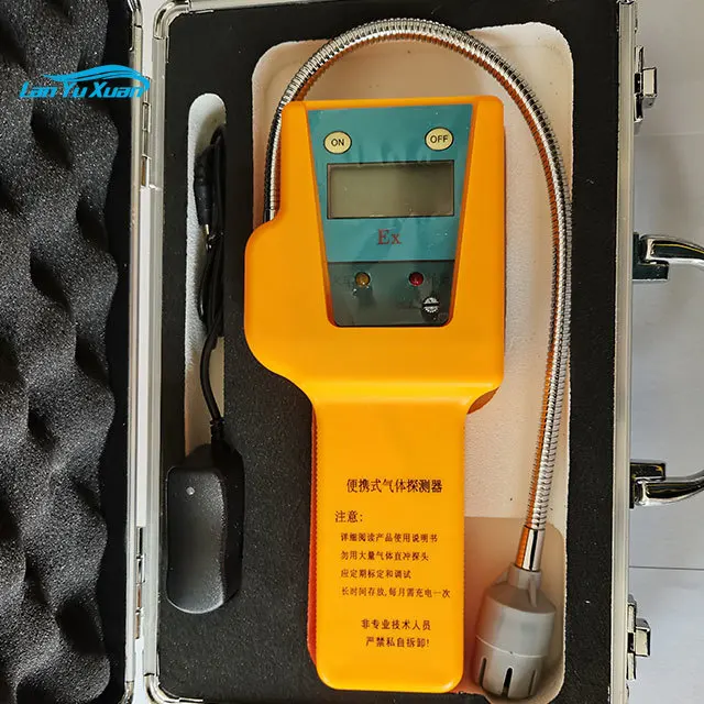 Large screen combustible gas detector leaking hydrogen  leak