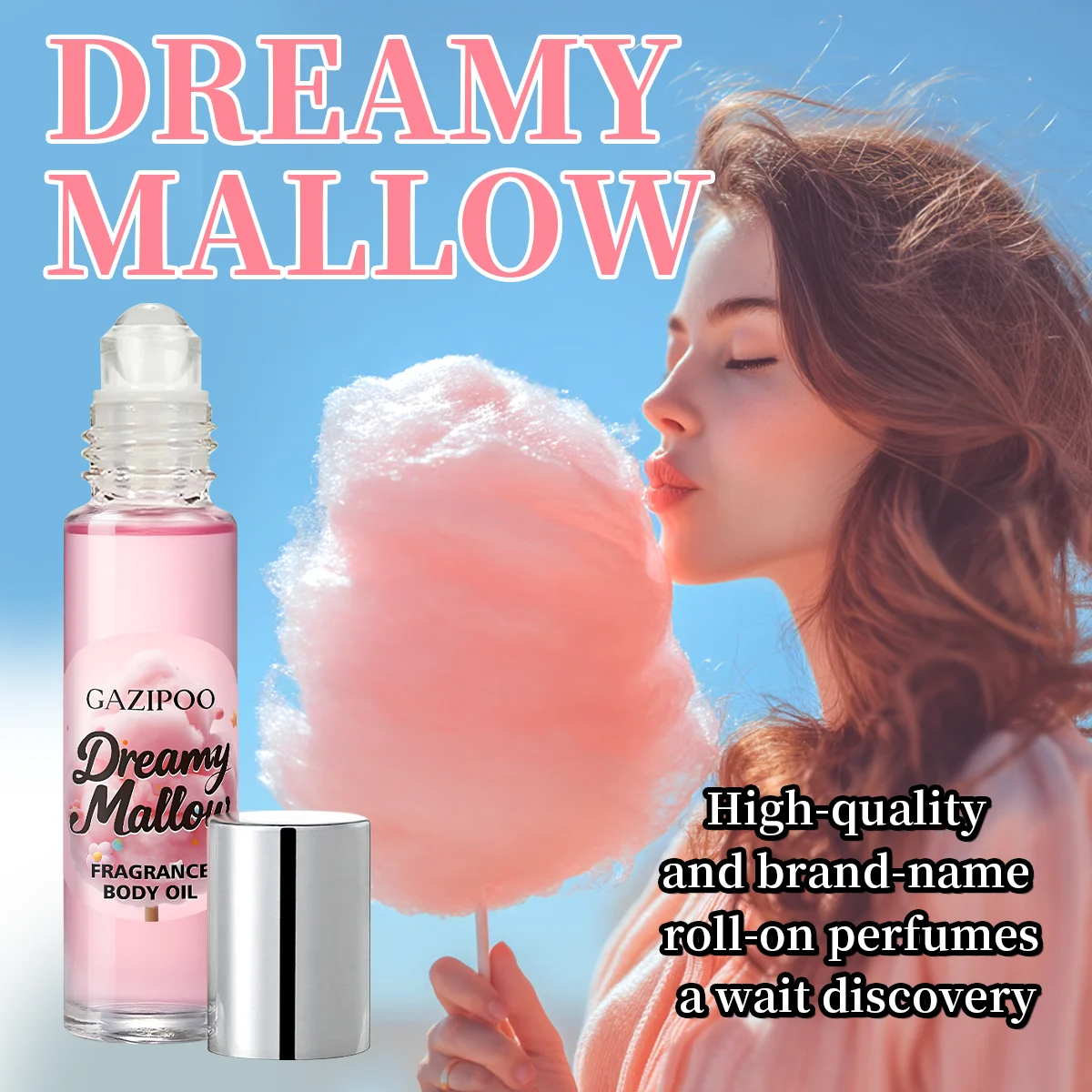 

Ladies' Candy Cotton Candy Perfume, lasting freshness, featuring a floral and charming female pheromone, with a sweet fragrance