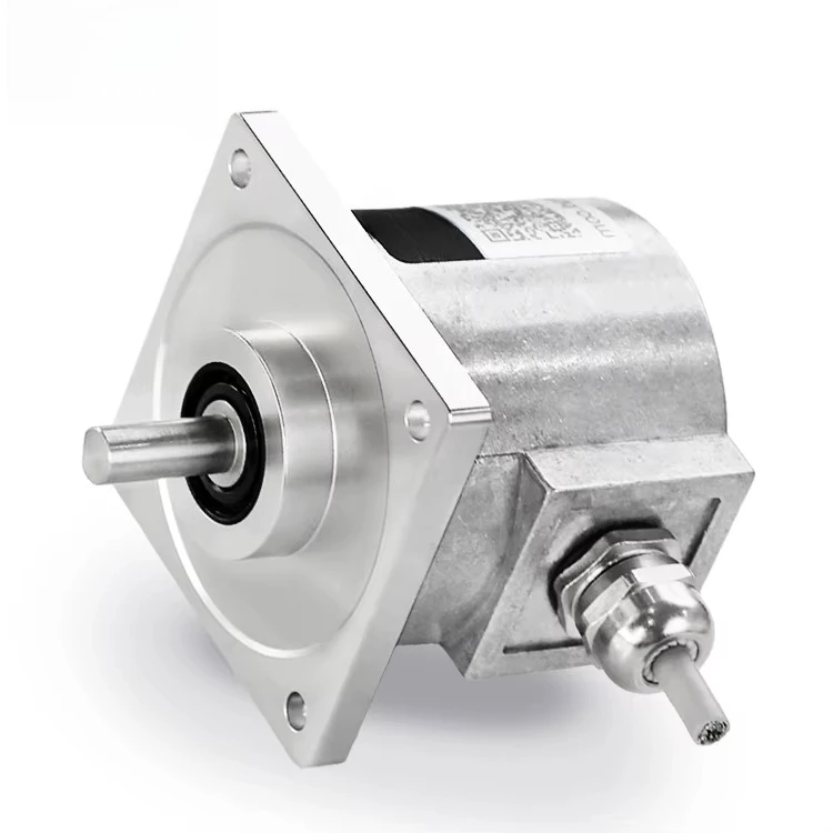 12V Motion Sensor S65F Flange Shaft Rotary Encoder with 1000 Pulse IP65 Protection 23040P/R Resolution