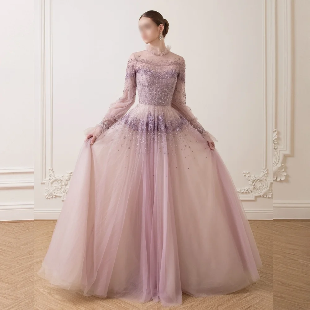 

Длинные платья трапециевидной формы с блестками и блестками по индивидуальному заказу, элегантные вечерние, свадебные, высокое качество