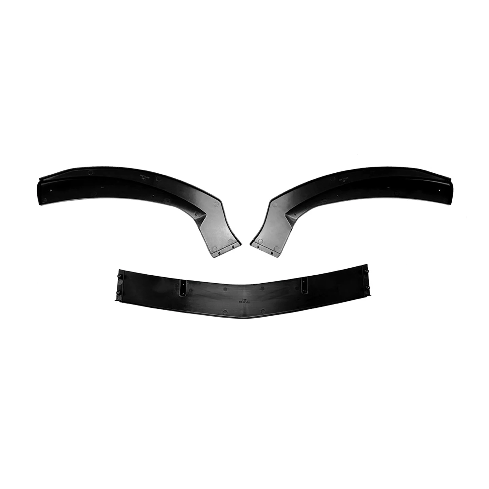 For Mercedes Benz CLA Class C117 2013-2015 Standard Models Front Bumper Spoiler Lip Carbon Fiber Look/Gloss Black Splitter Blade