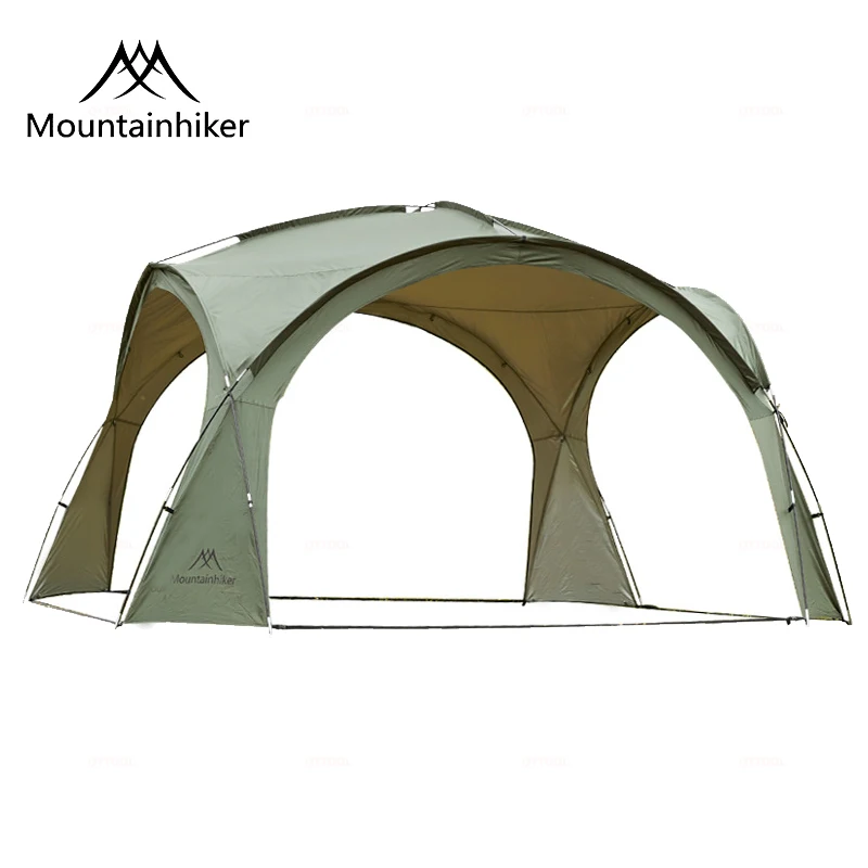 MOUNTAINHIKER 8-10Person Large Dome Tent Outdoor Camping Tent Awning Pergola Tent  Beach Sun Shelter Hanging Yarn Cloth for Tent