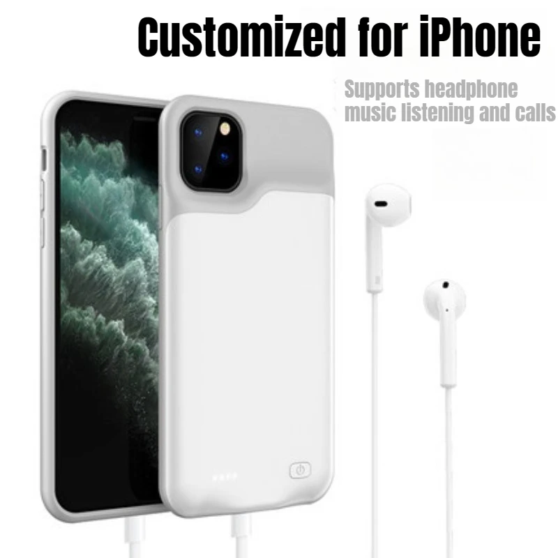 High-Quality Back Clip Battery Power Bank for Apple  iphone11/12/13/mini/pro/plus/pro Max Battery Power Case Powerbank - Image 3