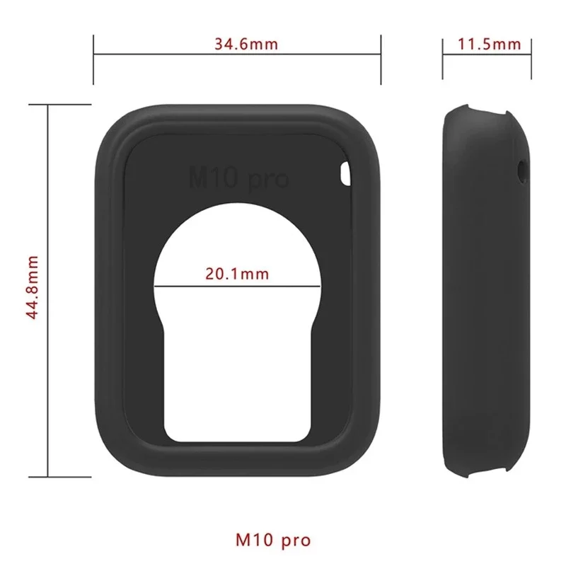 Silicone Case For Xiaomi Band 10 Pro Screen Protector Shell Soft Cover Bumper Frame For Xiaomi Band