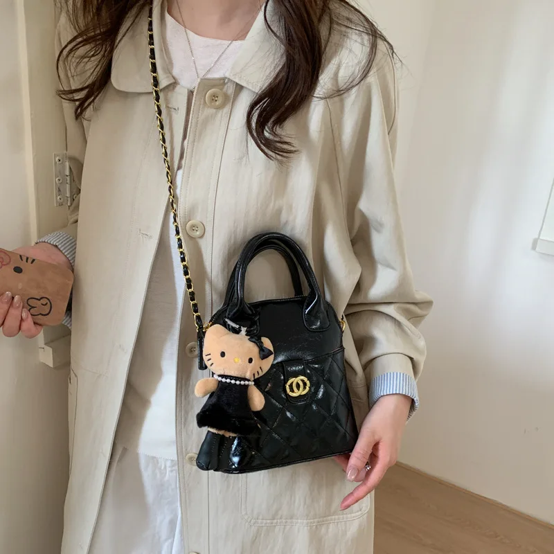

2025 New Sophisticated Chain Strap Square Bag for Women, Everyday Top Handle Crossbody Purse, Very Chic and Versatile​