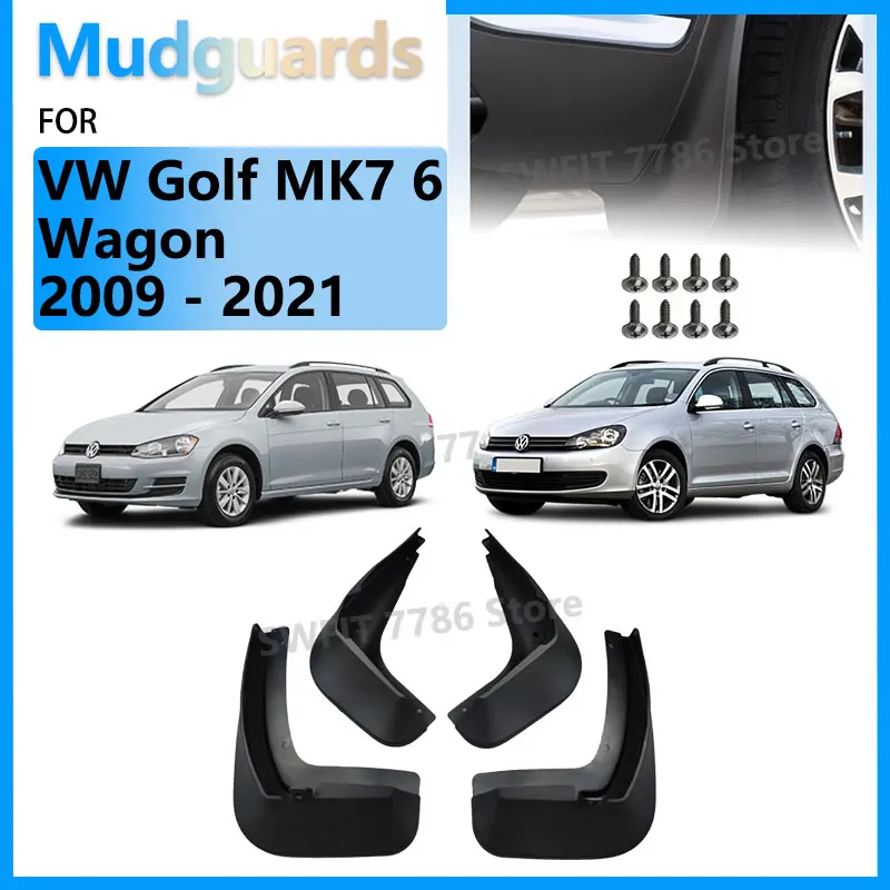 

Автомобильные брызговики для Volkswagen VW Golf 7 6 MK6 Mk7 Variant Estate Wagon 2009-2021 Запчасти Внешние брызговики Брызговики Fender