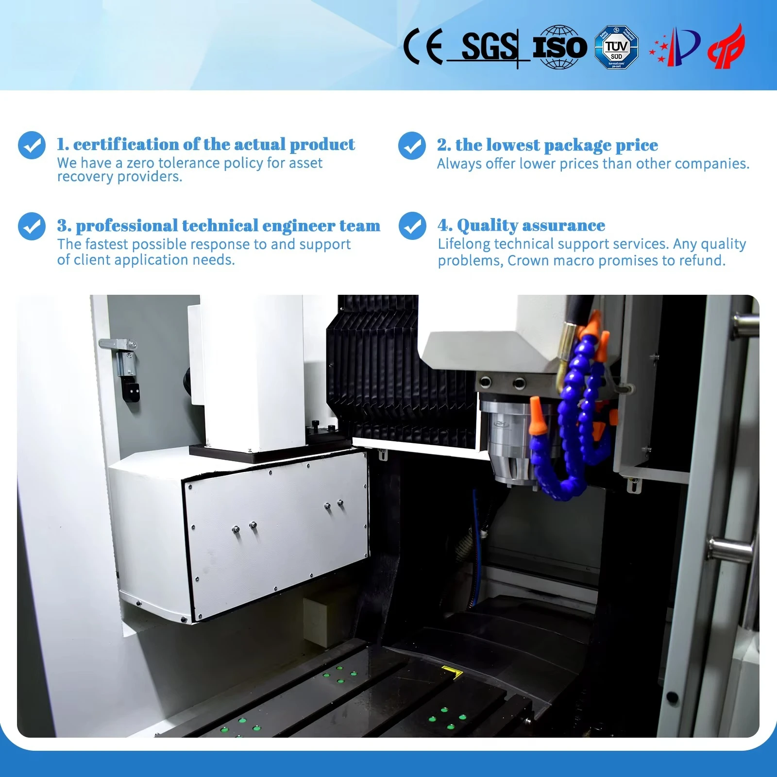 Up to 10 tool magazines and 800 RPM spindles optimize complex 3D machining milling machines