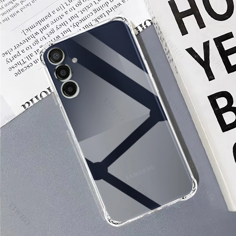 Clear Phone Case for Samsung Galaxy M54 SM-M546B Thickened Transparent Case for Samsung M 54 Shockproof Anti-scratch Covers TPU