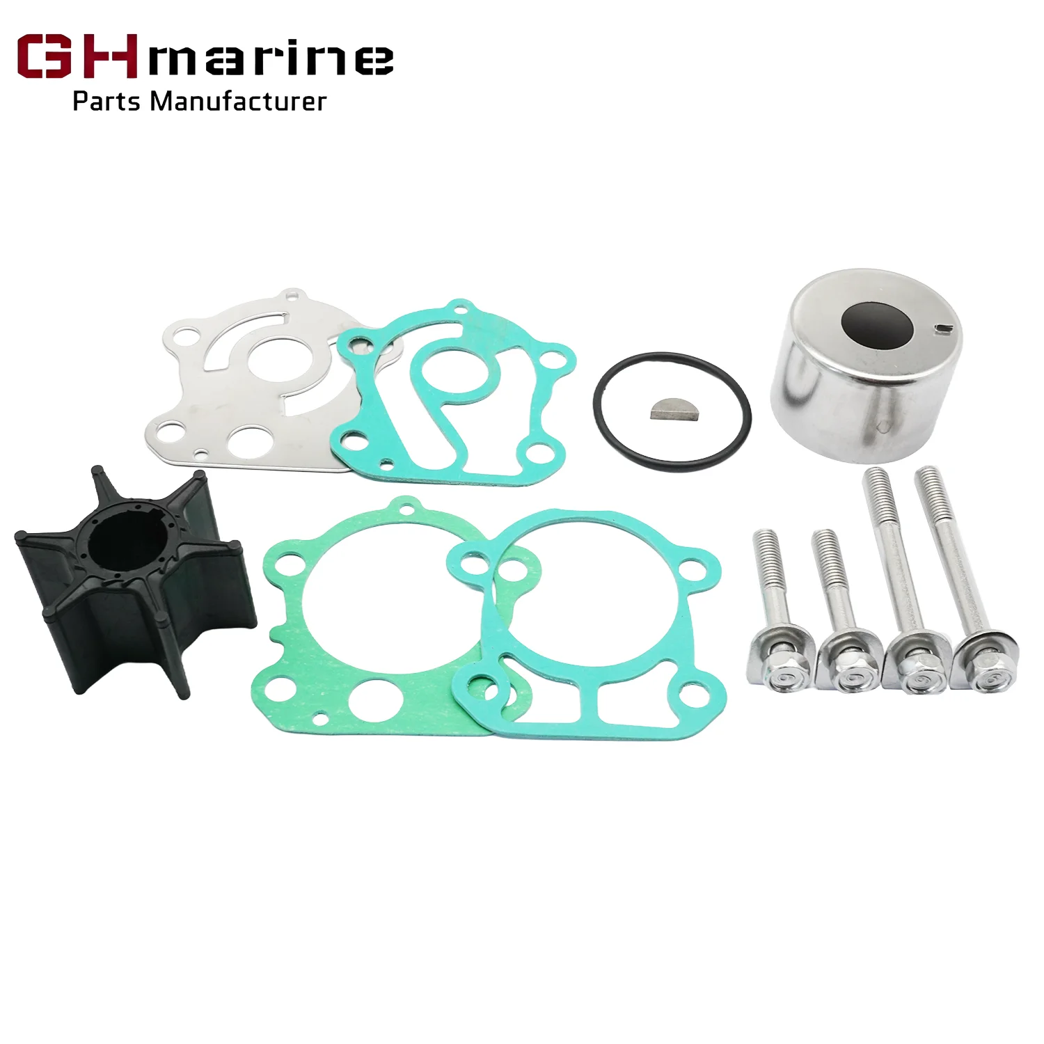 

67F-W0078-00 Комплект для ремонта крыльчатки морского водяного насоса для 4-тактных подвесных двигателей Yamaha 75 80 90 100 л.с. 67F-W0078-01