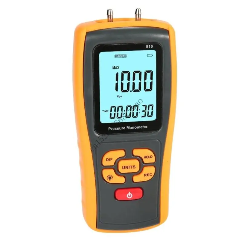 

H7EA Professional Digital Pressure Meter High Accuracy Handheld Manometer for HVAC