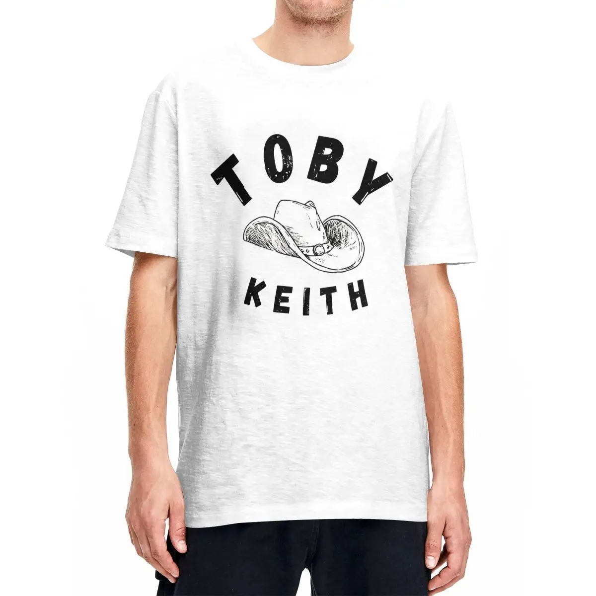 Toby Keith T Shirts Men Women's Pure Cotton Amazing T-Shirt Crew Neck Tees Short Sleeve Tops Printed