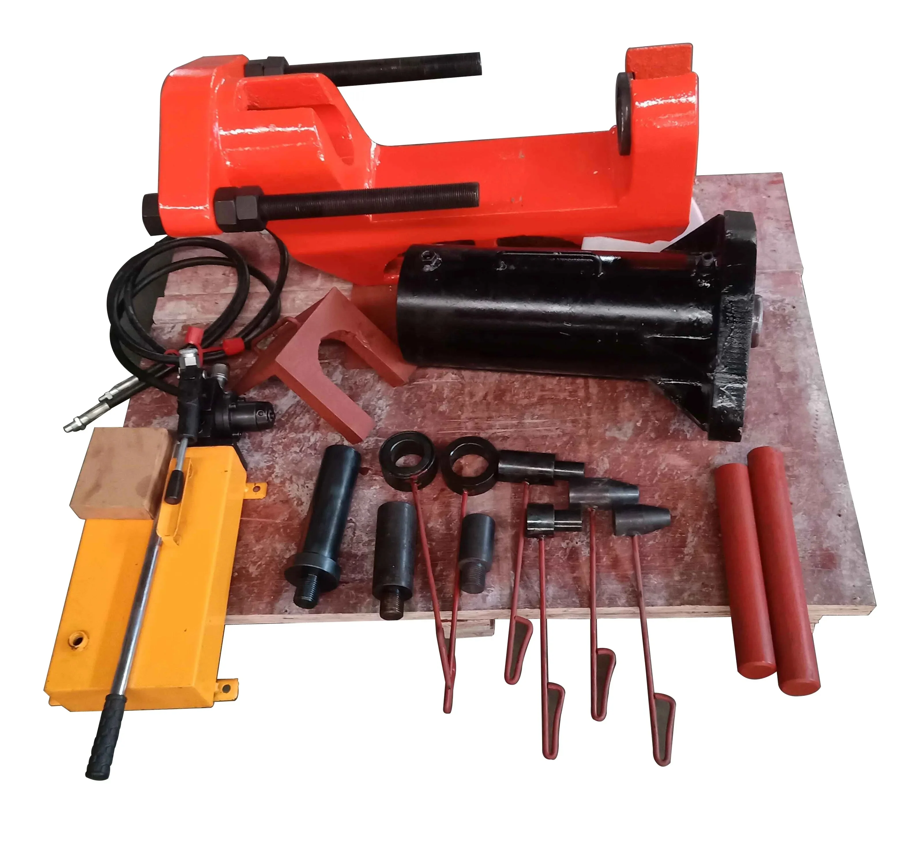 200 ton 150ton 100ton Hydraulic Track Press Machine Portable Hydraulic Link Pin Press Excavator Construction Machinery Part