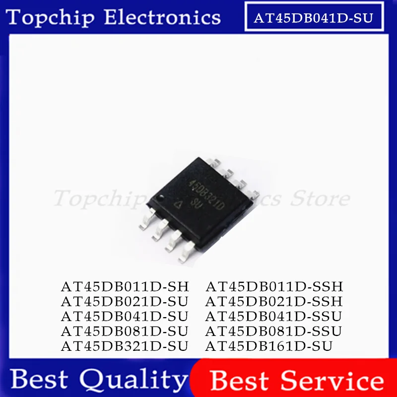10 قطعة AT45DB321D-SU AT45DB161D-SU AT45DB081D-SU AT45DB041D-SU AT45DB021D-SU 45DB011D-SH 45DB021D-SSH AT45DB041D-SSU 45DB081-SSU #1