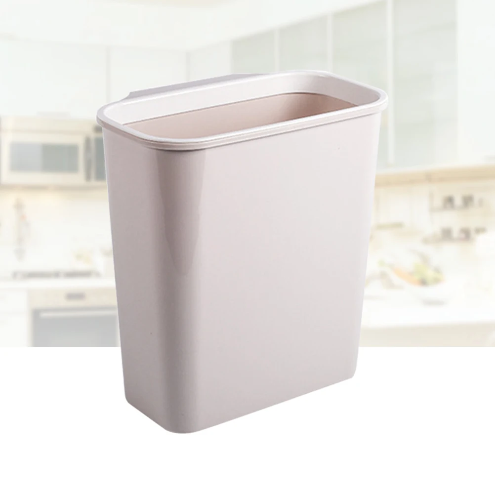 

Kitchen Garbage Bin Hanging Storage Box For Cabinet Door Apricot Household Sundries Organizer Trash Can Kitchen Storage