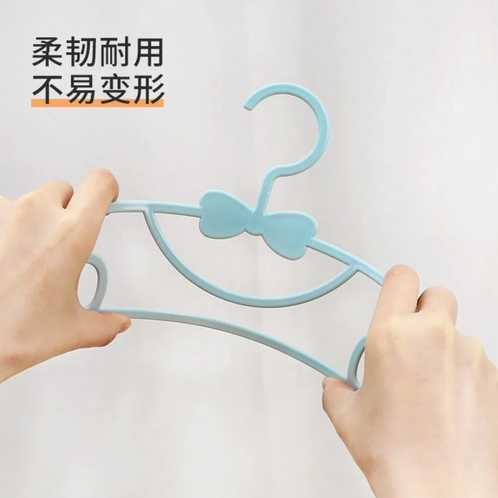 10PCs/5PCs Baby Clothes Hanger Plastic Kids Hanger Pet Clothes Hanger Cat Dog Coat Hangers Laundry Room Drying Rack