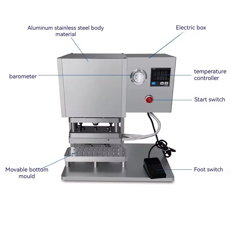 Reagent Strip Sealing Machine semi-automatically aluminium Foil Packaging Machine Tube Sealing Machine