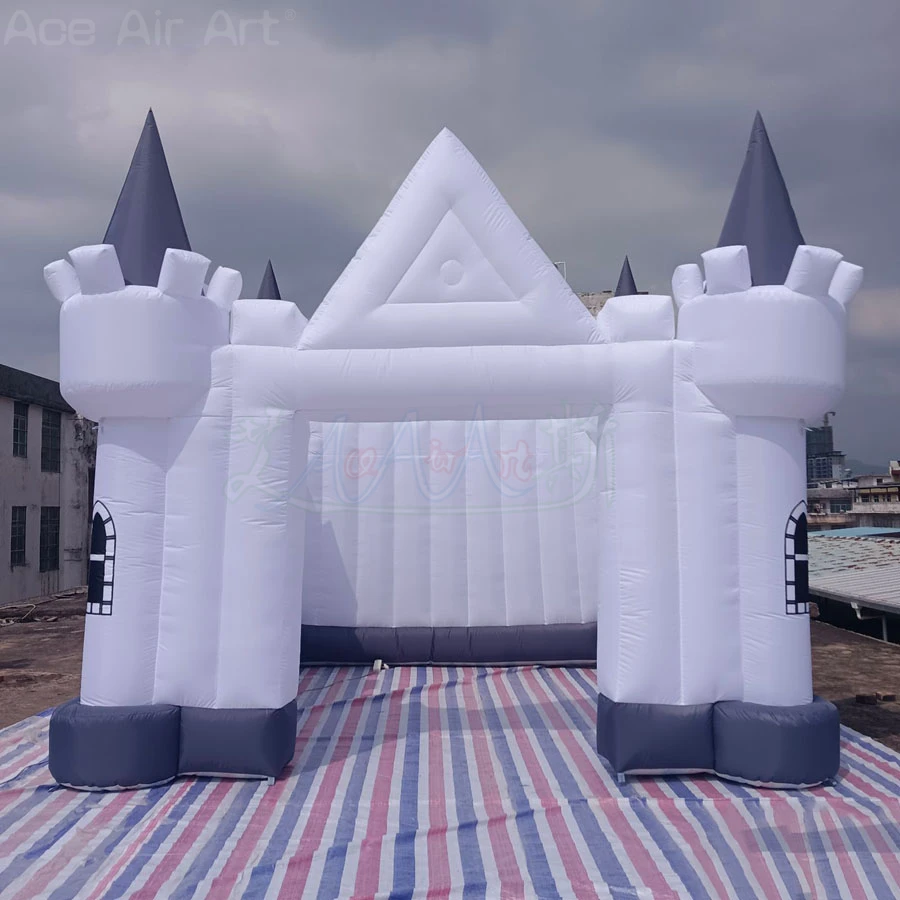 

White Inflatable Castle,Open-air, Roofless House Model for Party,Childen,Exhibition display