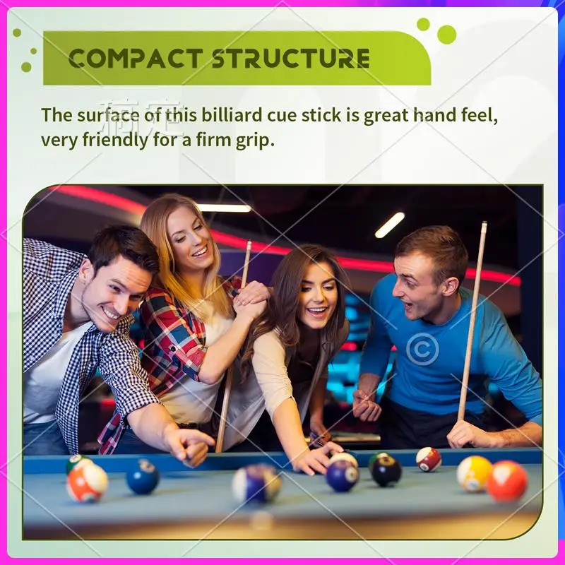 

AUU-1 шт. бильярдные кии, 57-дюймовые кии из кленового дерева, бильярдные кии, кий для профессиональных игроков в бильярд