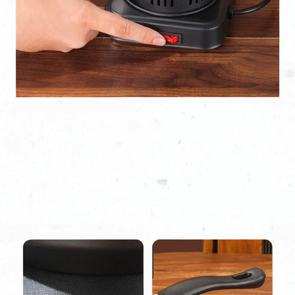 Portable Charcoal Electric Stove For Heating Household Indoor Kitchen Appliance Adjustable Heat Plate