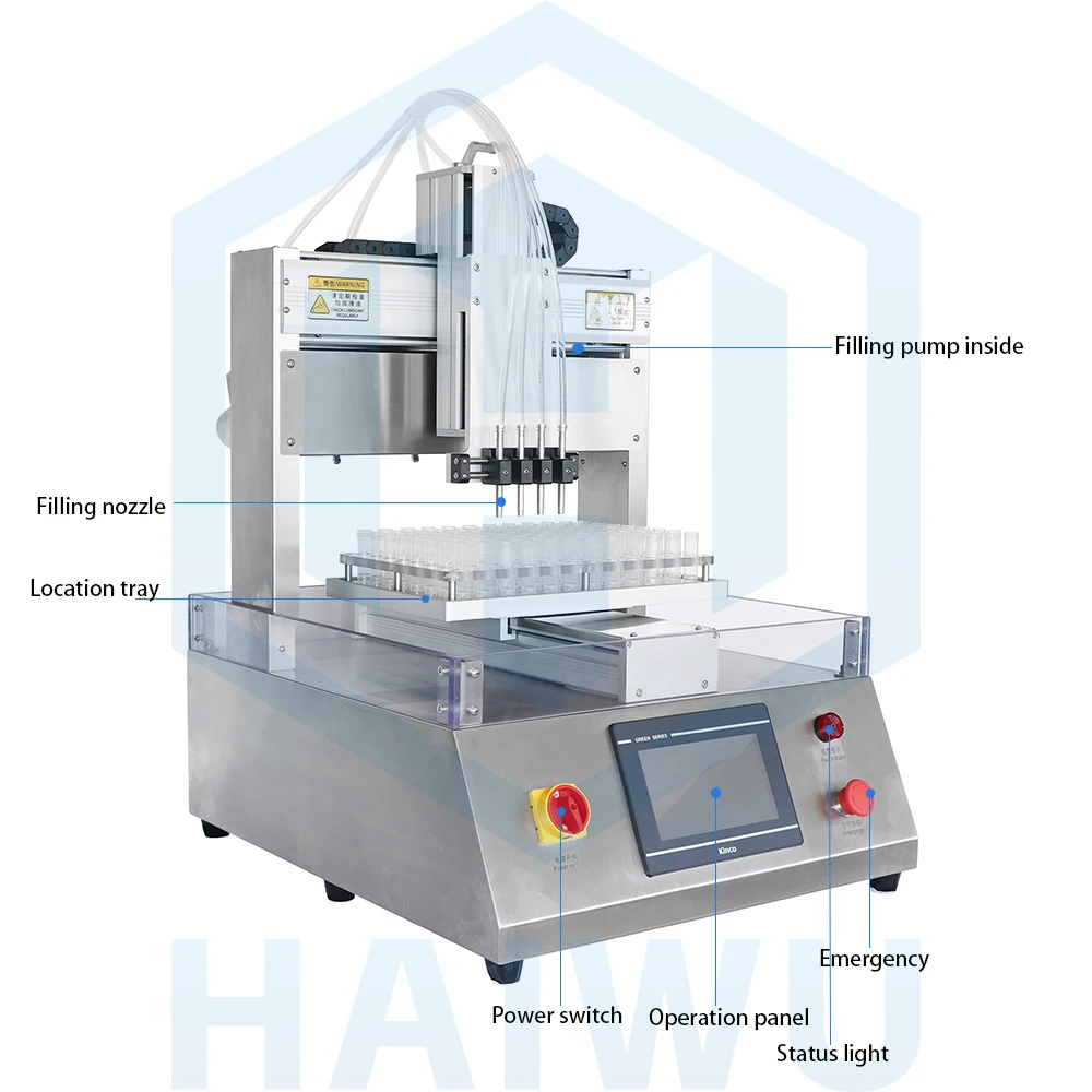 Semi-automatic Electric Ceramic Dispensing Pump For Laboratory Glass Bottle Honey And Oil Liquid Filling