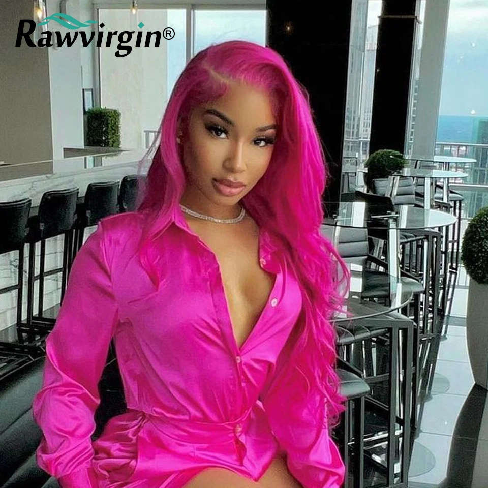 

13x4 Transparent Lace Frontal Wig Brazilian Virgin Human Hair Colored Light Purple Lace Frontal Straight Cosplay Wigs For Women