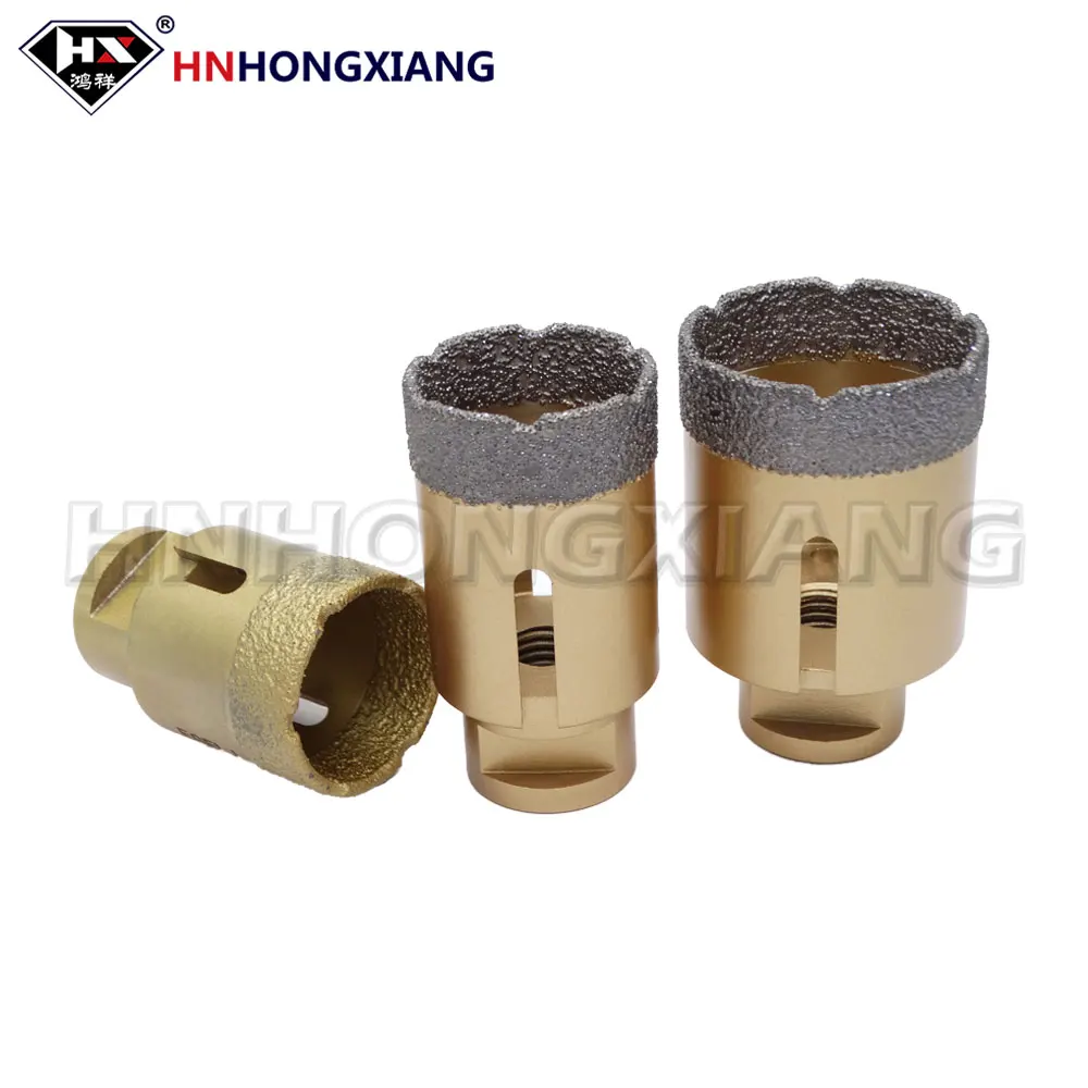 Diamond Dry Drilg Core Hole Saw M14 Thread Drill Bits Ceramic Tile Porcelain Cutter Power Tools Crowns HX