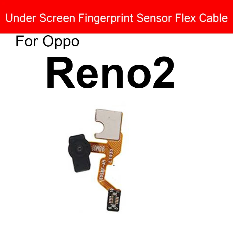 Under Screen Fingerprint Sensor Flex Cable For OPPO Reno Z 2Z 2 3 4 5 6 Pro 4G 5G Under Home Button Touch Fingerprint Sensor