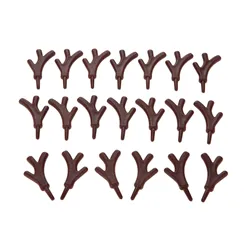 20PCS Snowman's Hands Antler Branches Diy Ornament Christmas Snowman Decoration Craft Christmas Accessories Cute Little Antlers