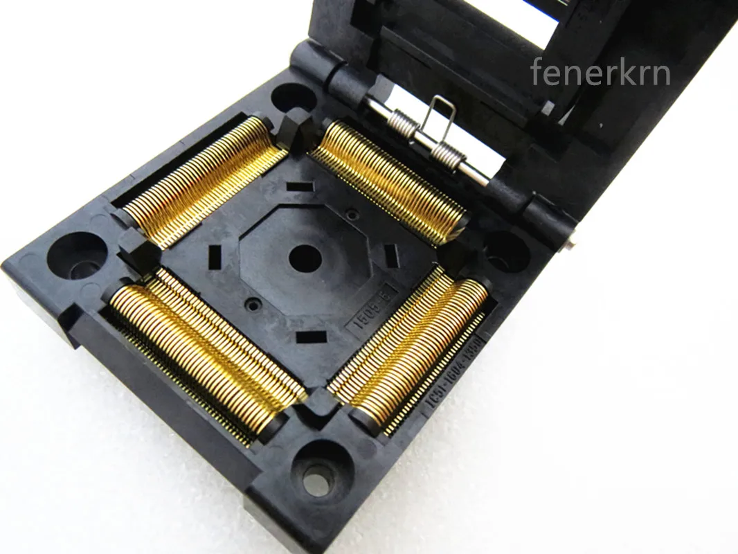 QFP176 IC51-1764-1505-5 pitch0.5mmICsocket Program burning programming test Test stand