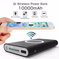 10000mAh Qi Wireless Charger Power Bank Portable External Battery Wireless Charging Powerbank for Apple Huawei Xiaomi