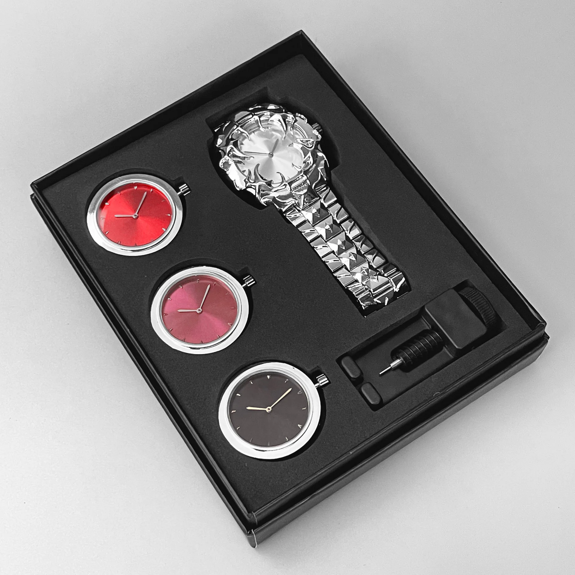 Unisex Irregular Outline Limited Wrist Watch Alloy Bracelet Waterproof Fold Buckle European American Rare Small Batch Watch