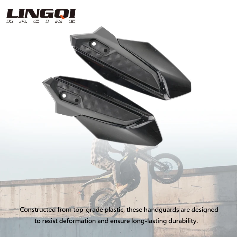 

LINGQI RACING Plastic Parts Hand Guard Fender Black Left Right Handguard Windshield For Ultra Bee Dirt Bike
