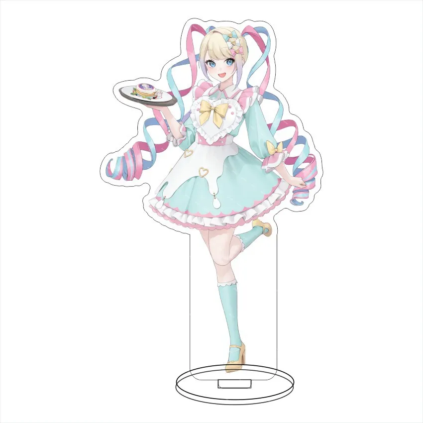 15cm Hot Game Needy Girl Overdose Figures Acrylic Stand Sugar Chaotian Sauce Cosplay Model Desk Decor Fans Gift Keychains