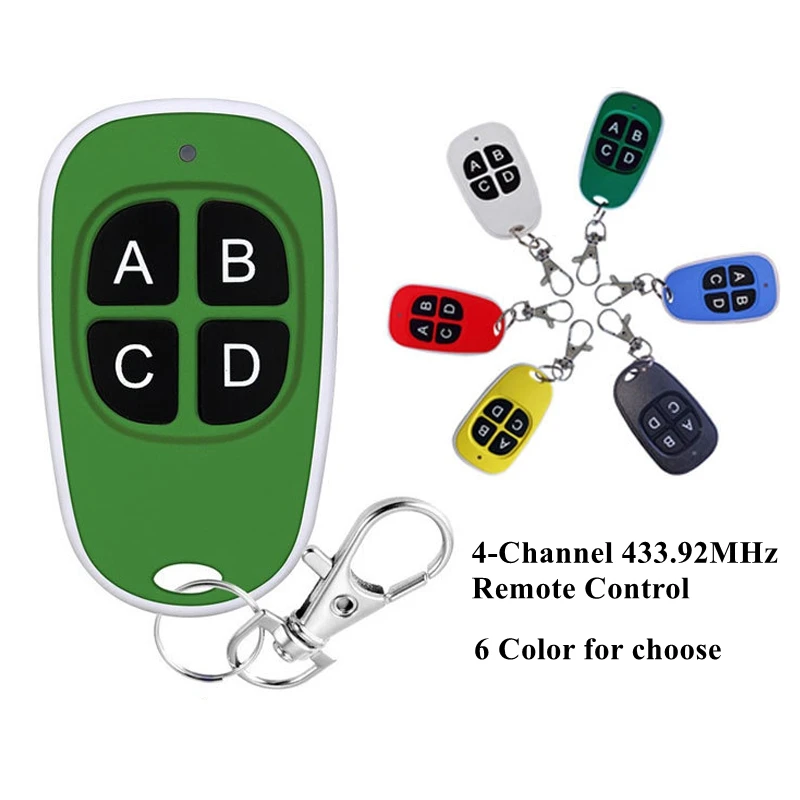 5/10/20/30/40/50pcs 433MHz Remote Control Duplicator 4-Button – Cloning Transmitter for Car Key, Garage Door – Copy & Clone Code