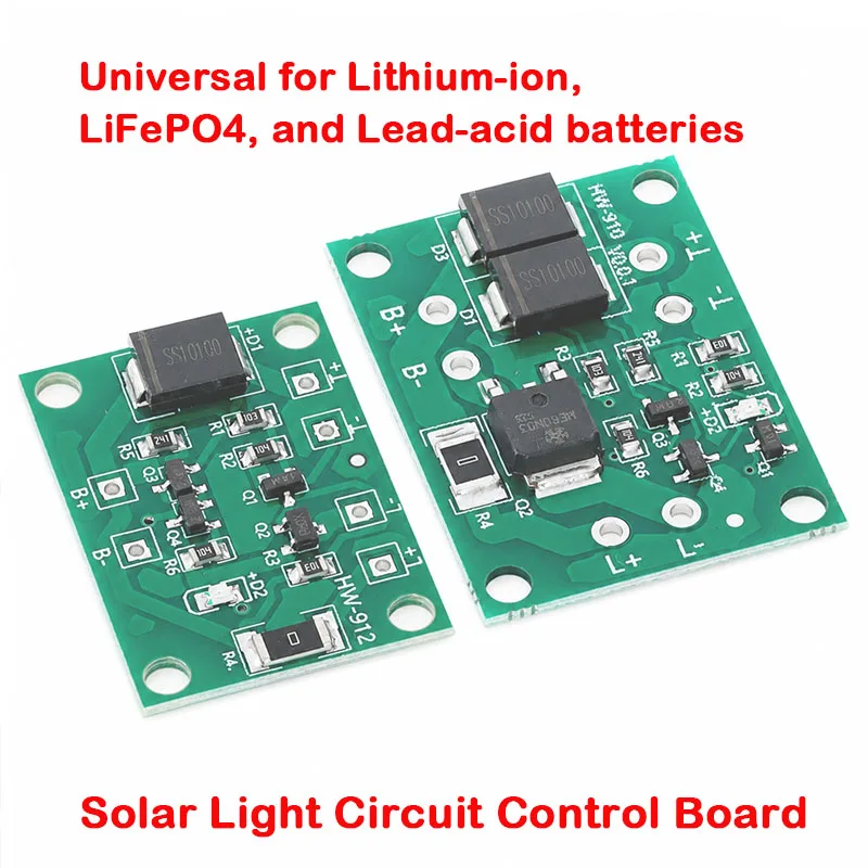 10Pcs/1pc Automatic Solar Panel Battery Charger Board Module Night Light LED Control Switch Garden Street Light Lamp 3-24V 4-10A