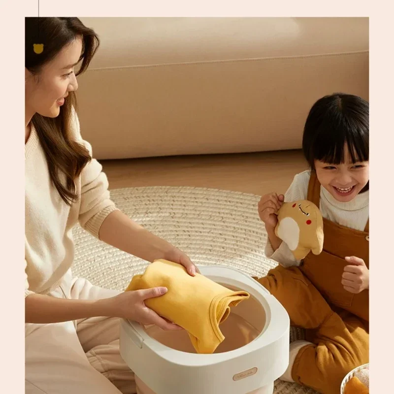 غسالة محمولة مدمجة وموفرة للطاقة، مثالية لغسالة الأجهزة المنزلية ذات المساحات الصغيرة