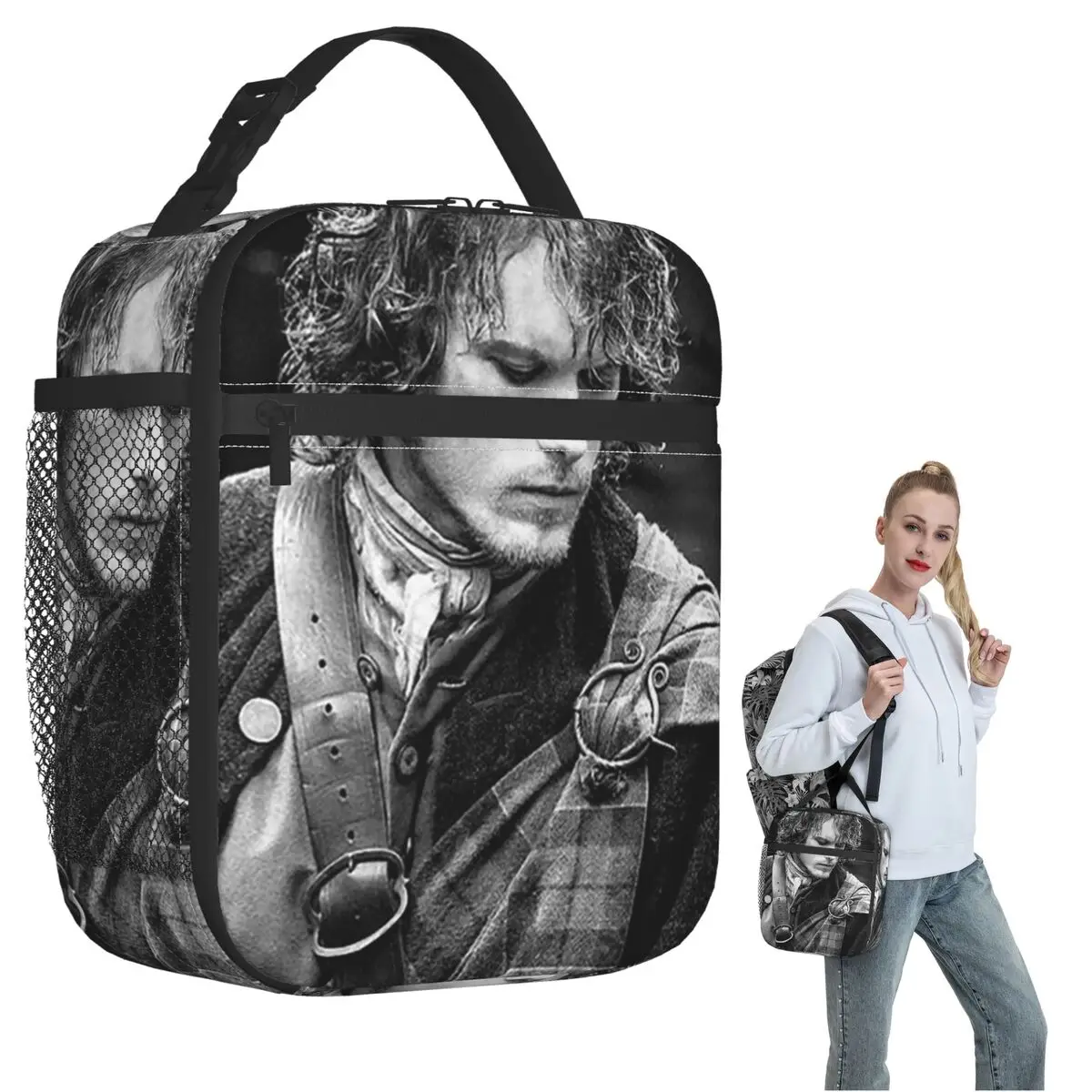 

Термосумка для обедов Jamie Fraser Outlande для женщин и детей, портативная термосумка для еды, термосумка-тоут