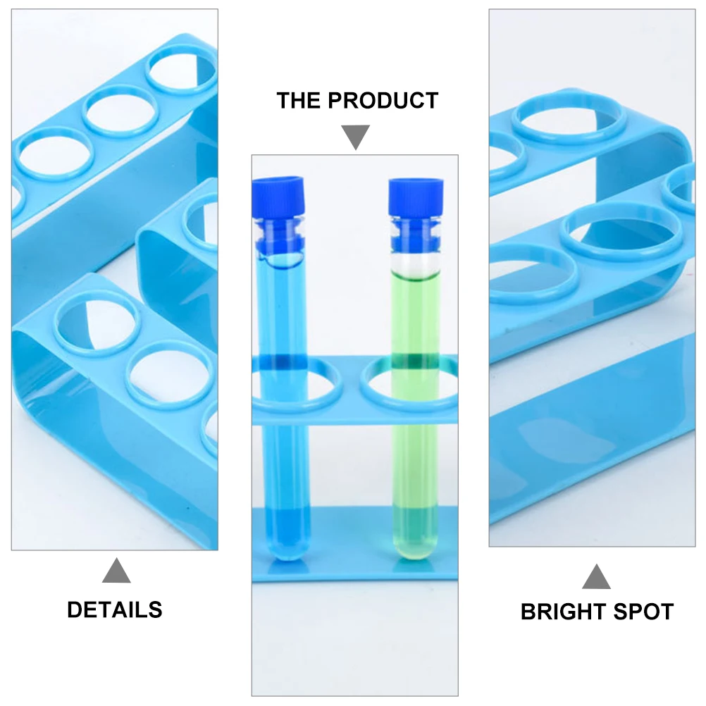 

3 Pcs Test Tube Storage Rack Experiment Stand Round Primary School