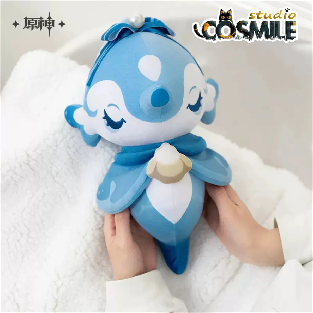 Genshin Impact Official Original Surintendante Chevalmarin Seahorse Furina Focalors Cosplay Stuffed Plushie Plush Doll Toy