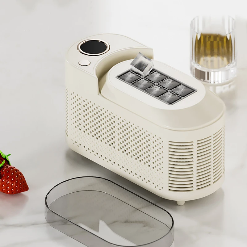 바 홈 주방 사무실에 대 한 미니 전기 아이스 메이커 야외 캠핑 휴대용 아이스 메이커 만드는 기계 10 분/8 Pcs